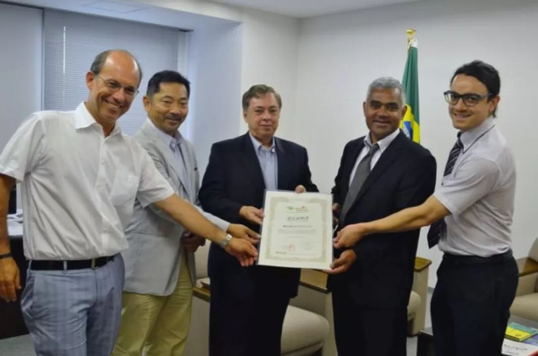 BBG entrega certificado de qualidade a fabricante de alimentos em Shizuoka